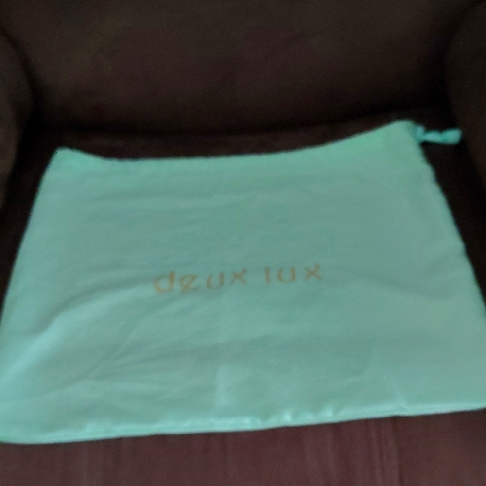Deux Lux Light Green Purse Dust Bag